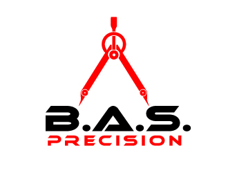 B.A.S. Precision logo design by AamirKhan