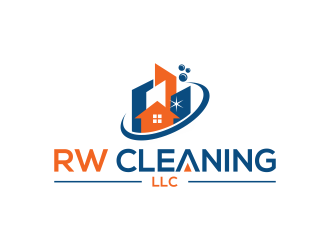 RW CLEANING LLC logo design by ingepro