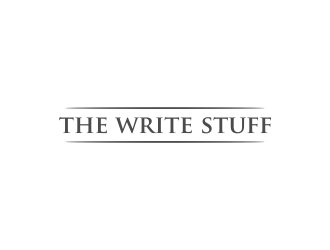 The Write Stuff logo design by oke2angconcept