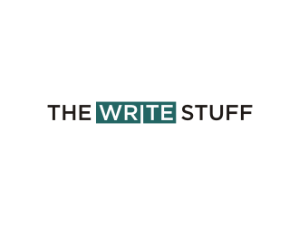 The Write Stuff logo design by bombers