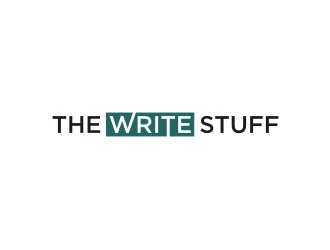 The Write Stuff logo design by bombers