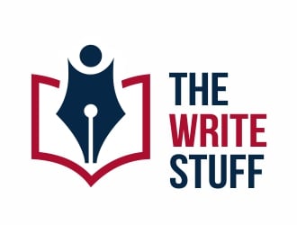 The Write Stuff logo design by MonkDesign