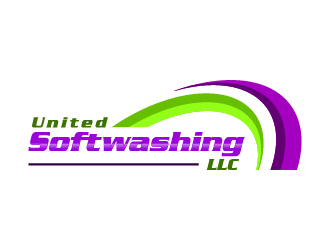 United Soft washing LLC  logo design by gateout