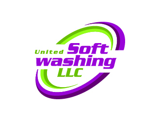 United Soft washing LLC  logo design by gateout