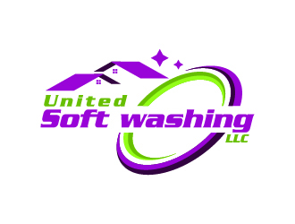 United Soft washing LLC  logo design by gateout