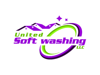 United Soft washing LLC  logo design by gateout
