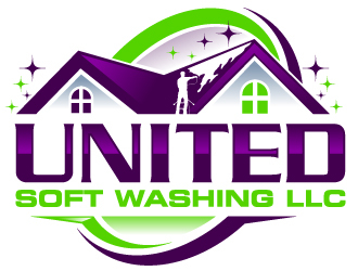United Soft washing LLC  logo design by Suvendu