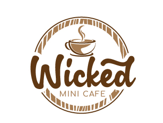 Wicked Mini Cafe logo design by jaize