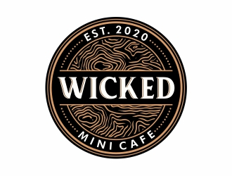 Wicked Mini Cafe logo design by Mardhi