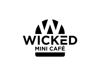 Wicked Mini Cafe logo design by FloVal