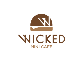 Wicked Mini Cafe logo design by FloVal