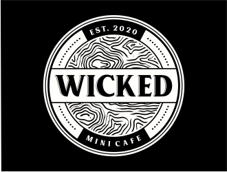 Wicked Mini Cafe logo design by Mardhi