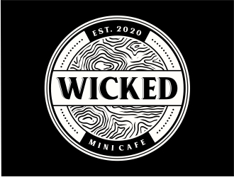 Wicked Mini Cafe logo design by Mardhi