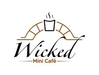 Wicked Mini Cafe logo design by Gwerth