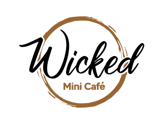 Wicked Mini Cafe logo design by Gwerth
