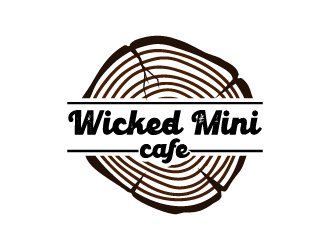 Wicked Mini Cafe logo design by art84