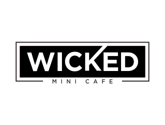 Wicked Mini Cafe logo design by MUNAROH