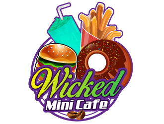Wicked Mini Cafe logo design by Suvendu