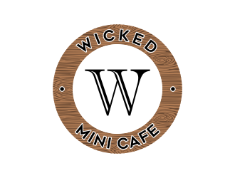 Wicked Mini Cafe logo design by done