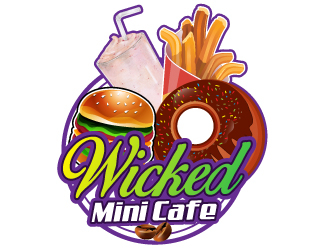 Wicked Mini Cafe logo design by Suvendu