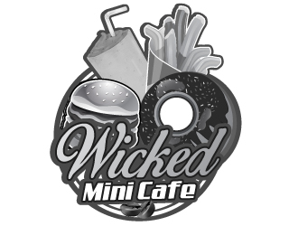 Wicked Mini Cafe logo design by Suvendu