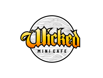 Wicked Mini Cafe logo design by ekitessar