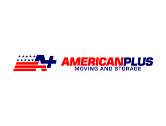 American Plus Moving and Storage  logo design by ekitessar