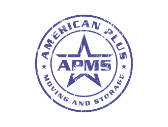 American Plus Moving and Storage  logo design by falah 7097