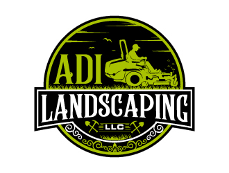 ADI Landscaping LLC logo design by LucidSketch