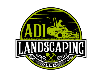 ADI Landscaping LLC logo design by LucidSketch
