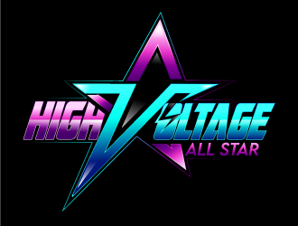 High Voltage All Star logo design by Suvendu