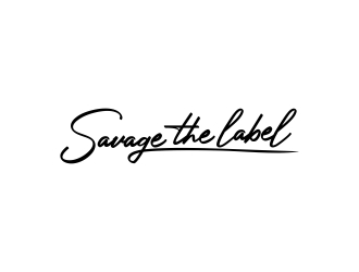 Savage the label  logo design by MRANTASI