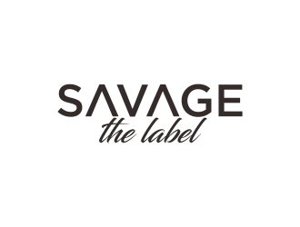 Savage the label  logo design by MUNAROH