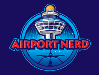 AirportNerd logo design by Sandip