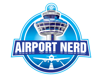 AirportNerd logo design by Sandip