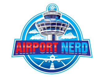 AirportNerd logo design by Sandip