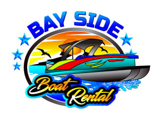 Bay Side Boat Rental  logo design by Suvendu