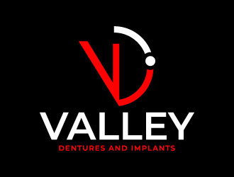 Valley Dentures and Implants logo design by Suvendu