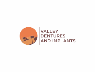Valley Dentures and Implants logo design by y7ce