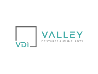 Valley Dentures and Implants logo design by mukleyRx