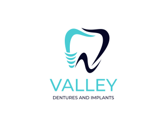 Valley Dentures and Implants logo design by vuunex