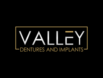 Valley Dentures and Implants logo design by giphone