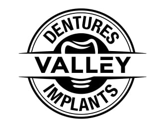 Valley Dentures and Implants logo design by adm3