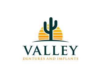 Valley Dentures and Implants logo design by ubai popi