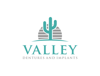 Valley Dentures and Implants logo design by ubai popi