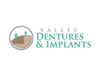 Valley Dentures and Implants logo design by MUSANG
