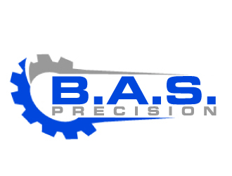 B.A.S. Precision logo design by AamirKhan