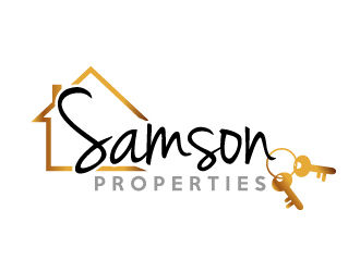 Samson Properties logo design by AamirKhan