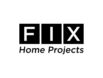 FIX Home Projects logo design by dodihanz