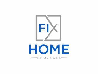 FIX Home Projects logo design by EkoBooM